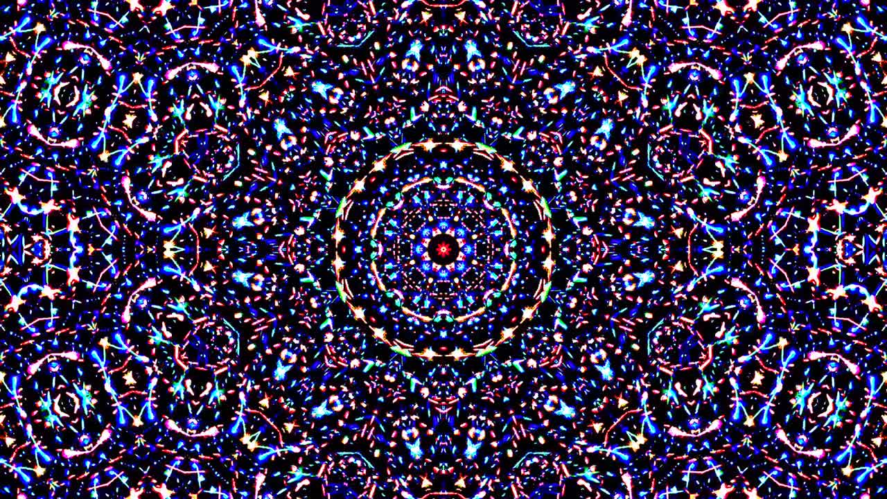 luz abstracta brillante que gobierna el color completo, caleidoscopio