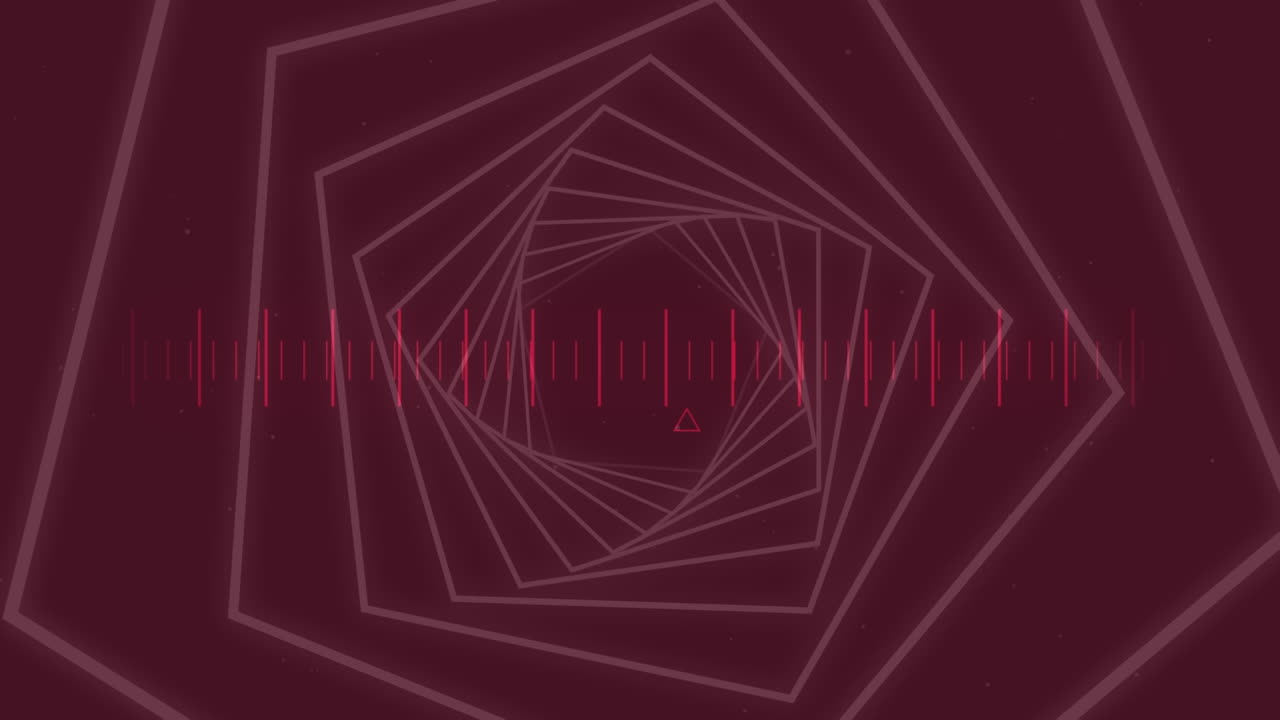 animación de formas en movimiento sobre fondo negro