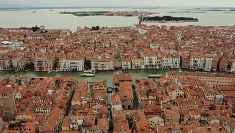 aerial view of venice, italy