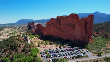 jardín de los dioses en colorado springs cliff 1-2