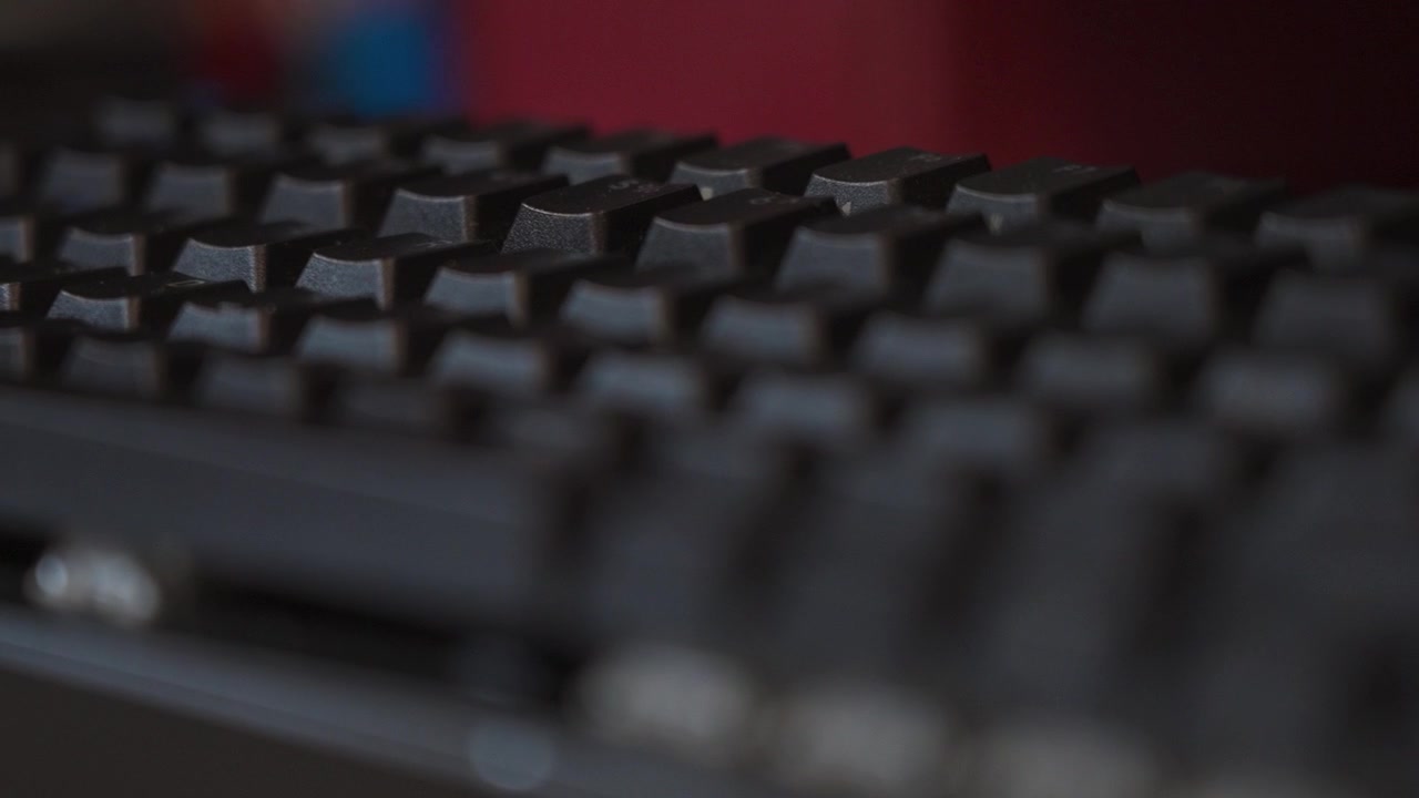 A mechanical keyboard with new switches.
