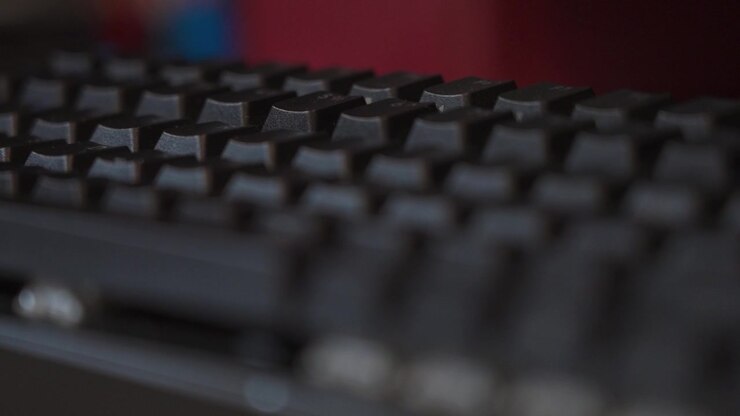 A mechanical keyboard with new switches.