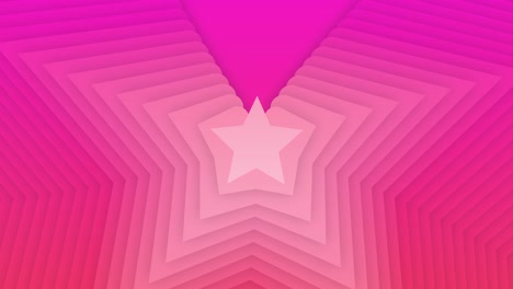 Fondo-Brillante-De-Estrellas-Recortadas-De-Color-Rosa