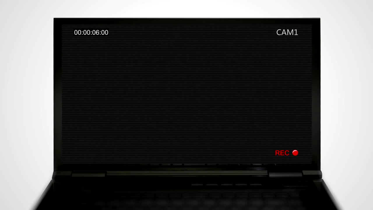 cctv의 노트북 모니터 디스플레이