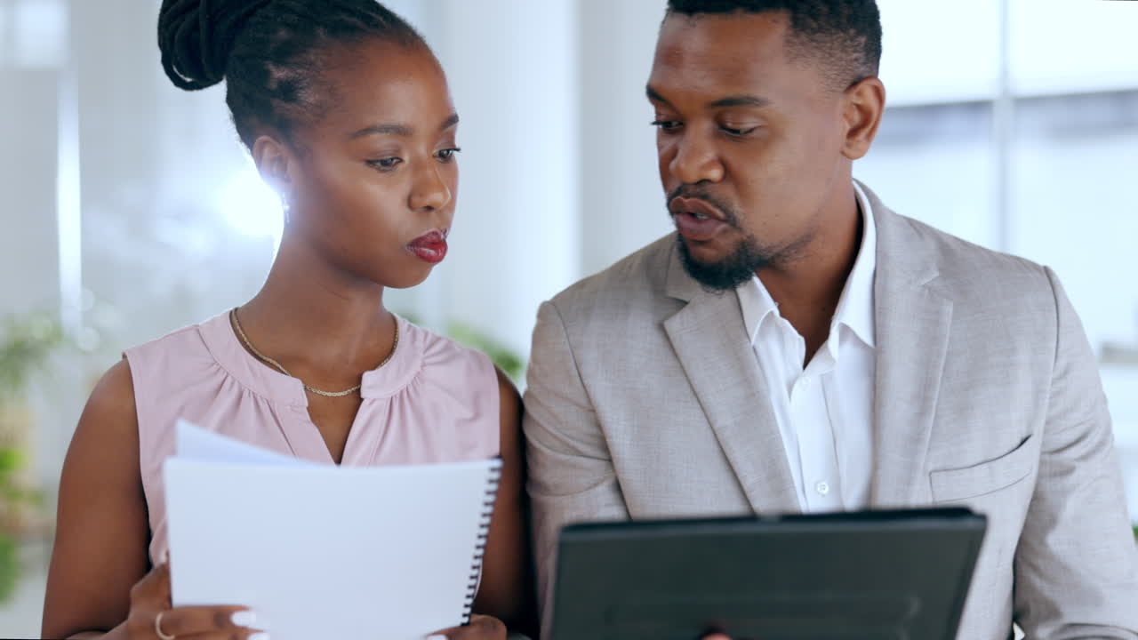 Ideas, tablet and teamwork