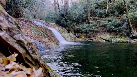 Waterfall-on-the-North-Side-of-Mt-Mitchell,-Mount-Mitchell-NC,-North-Carolina