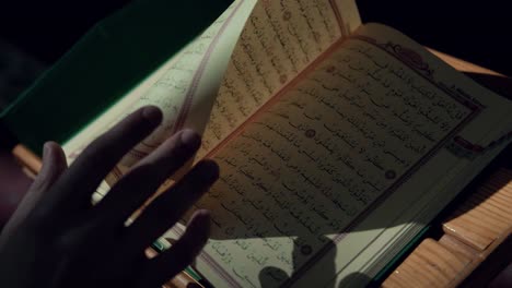 muslim man reading quran in mosque 3