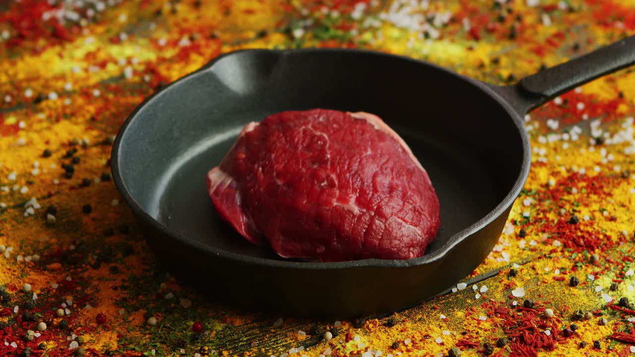 양념 고기에 능숙하다