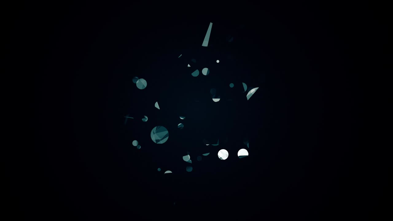 보케는 깨진 거울에 반사됩니다.