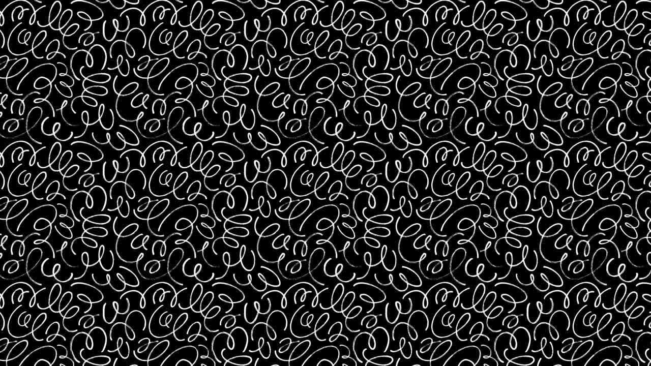 Animated stop motion scribbly scratched noise texture background and overlay, 4K infinite loop stock video