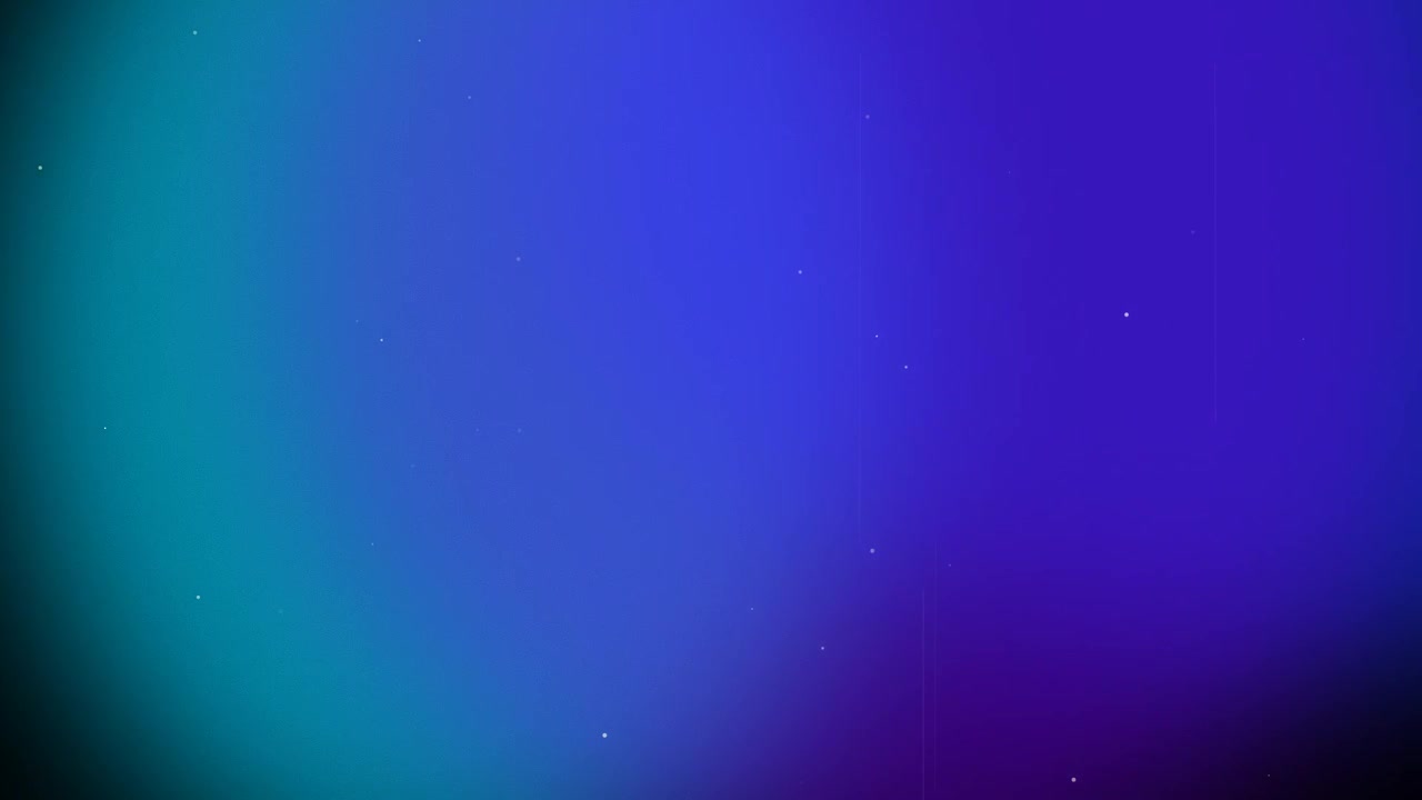 Fundo Gradiente Abstrato Azul e Ciano com Partículas de Poeira Sutis