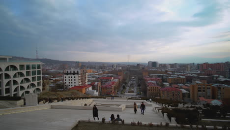 yerevan cityscape from a high point