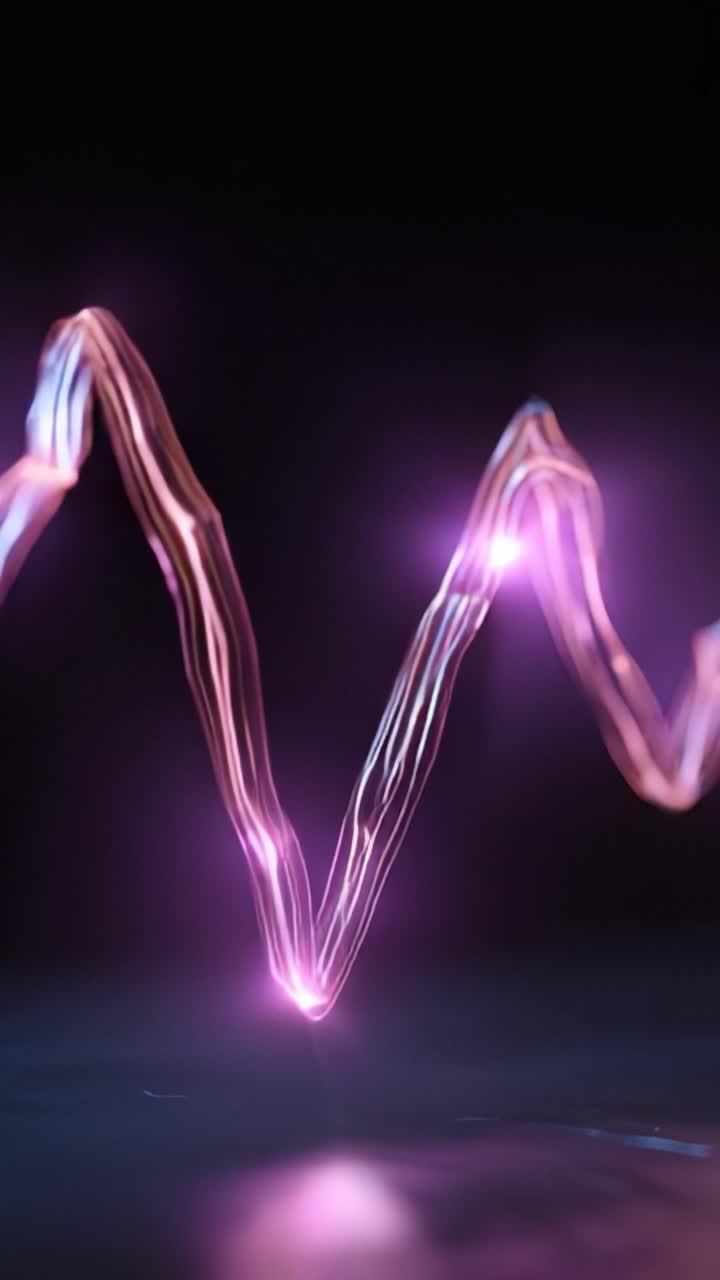 Dynamic Waves of Light: An Abstract Representation of Energy Fluctuations Captured in Stunning Visuals with Ethereal Color Gradients and Fluid Motion