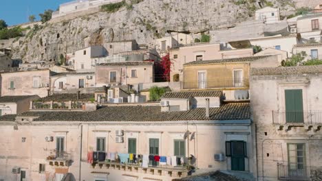 Aerial-view-of-Modica-Alta-Val-di-Noto-Sicily-Old-Baroque-Cliff-Town-South-Italy