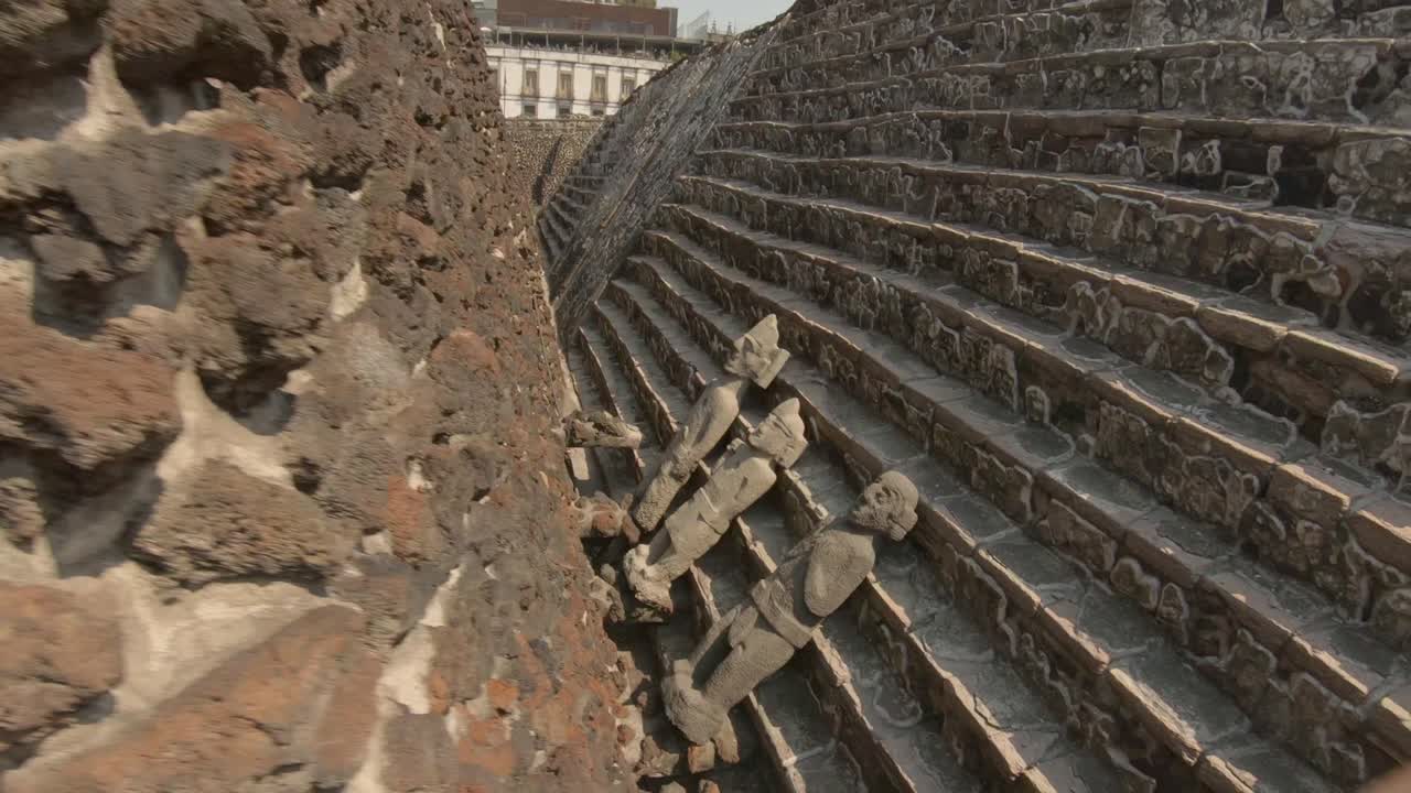 일출 멕시코 시티의 거리