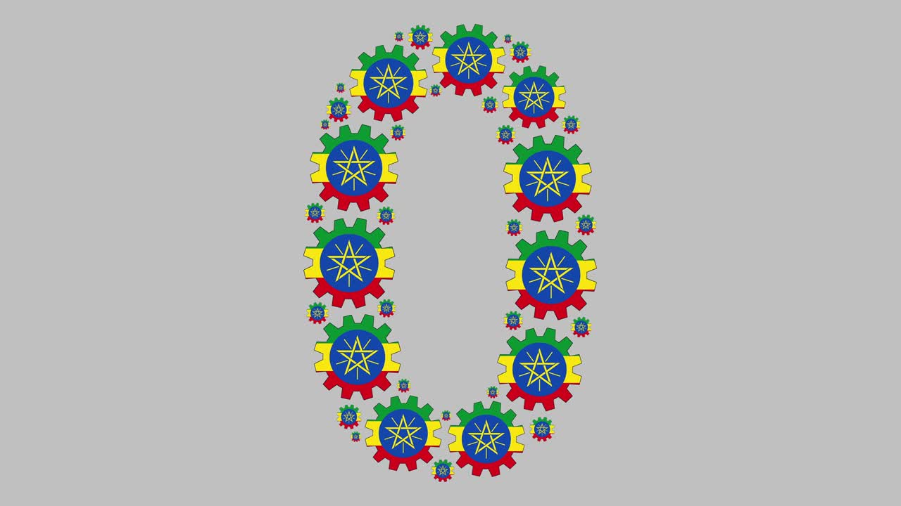 número cero etíope