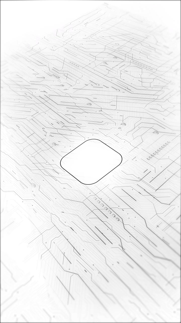White circuit chip technology background clean electronic lines node details central processor