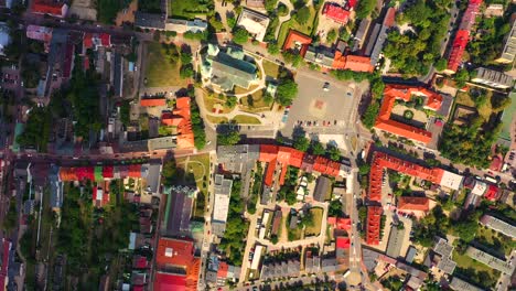 Landscape-of-the-old-town-from-the-air-with-the-visible
