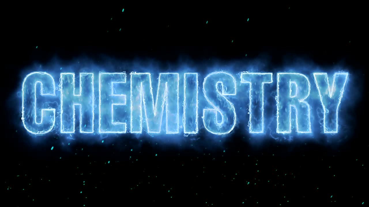 화학 단어: 현실적인 불에 뜨거운 불타는 불꽃, 불꽃과 연기가 연속적으로 원활하게 순환하는 애니메이션