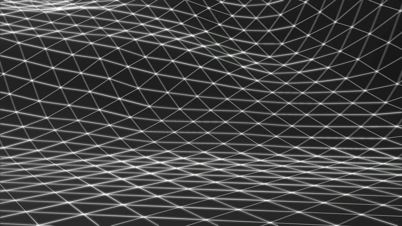 fondo geométrico abstracto con paisaje digital en movimiento o ondas.