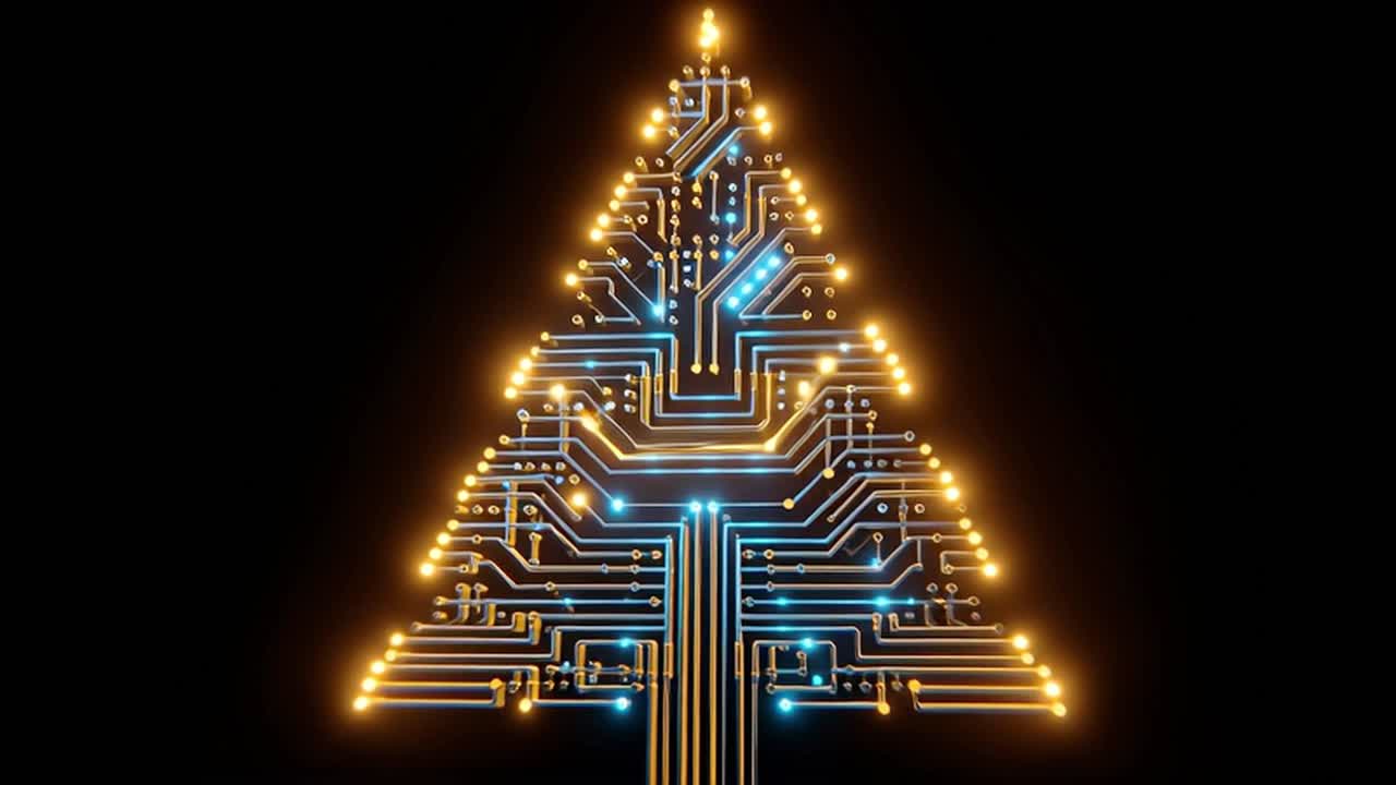 Circuit Board Christmas Tree