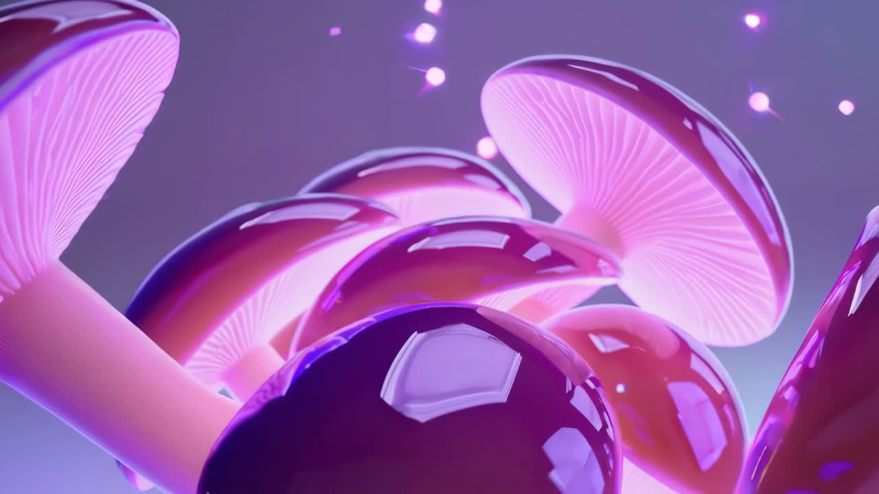 setas rosadas y púrpuras brillantes