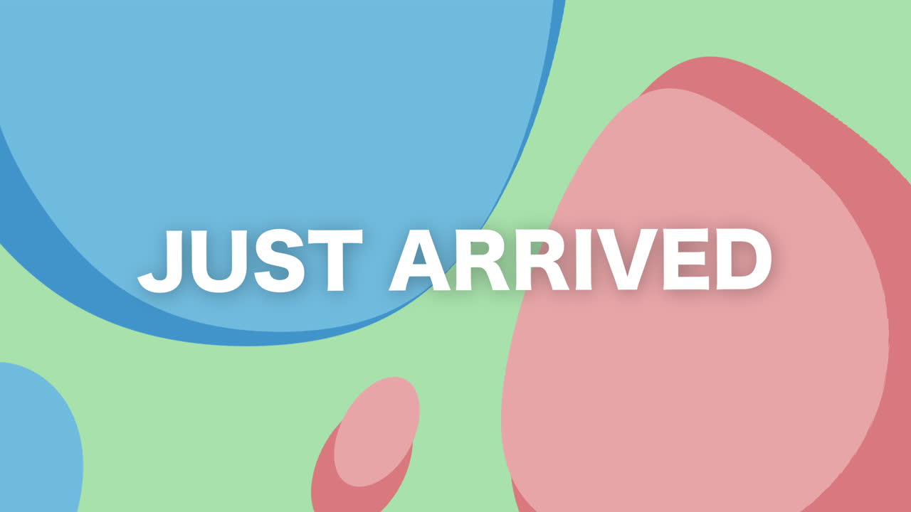 Exciting announcement with vibrant graphics promoting a new sale capturing attention through dynamic motion