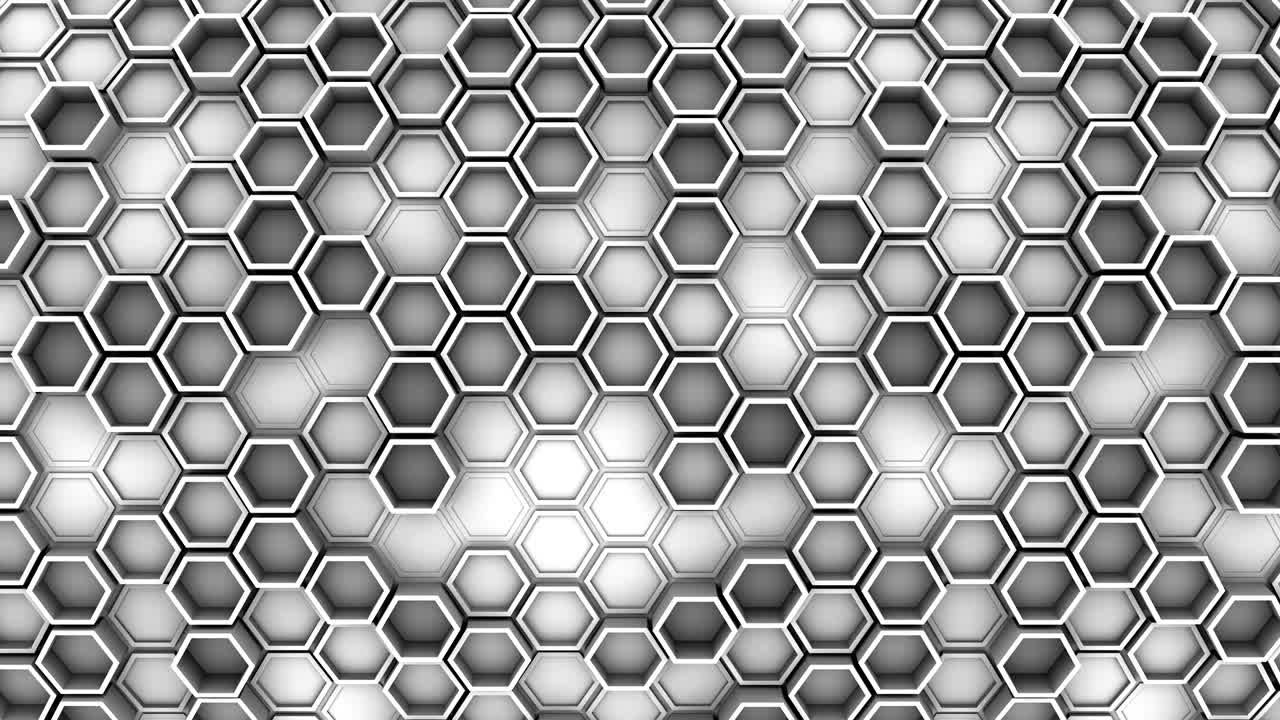 el fondo de los hexágonos