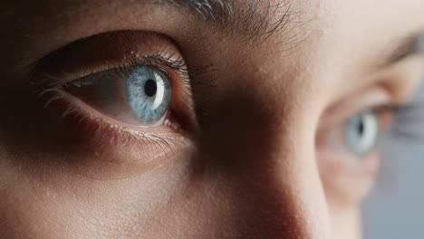 cierra los ojos macro abriendo la belleza humana natural