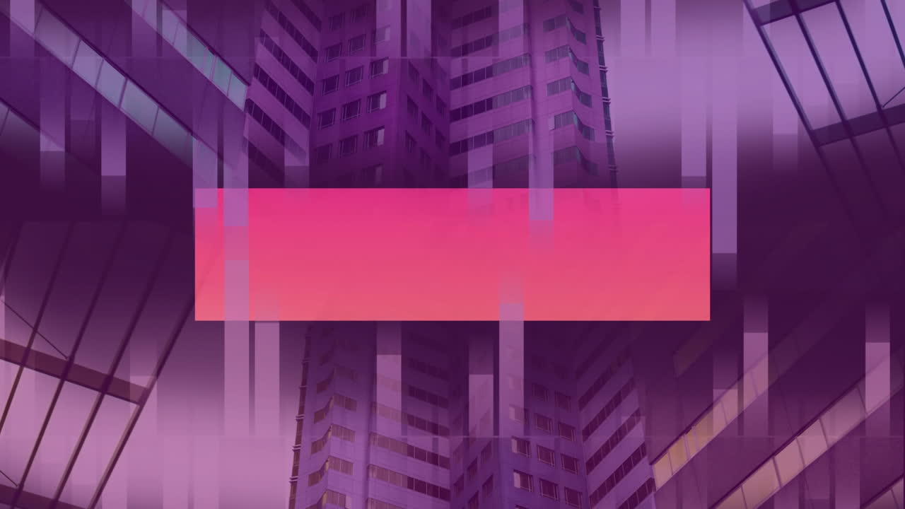 animación de un rectángulo de sombra roja