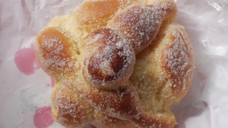 pan de muerto: traditional mexican bread for day of the dead