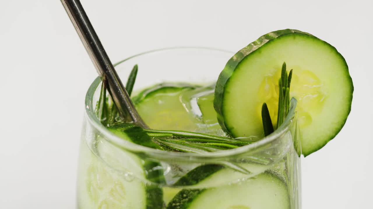 Cucumber Rosemary Infused Water