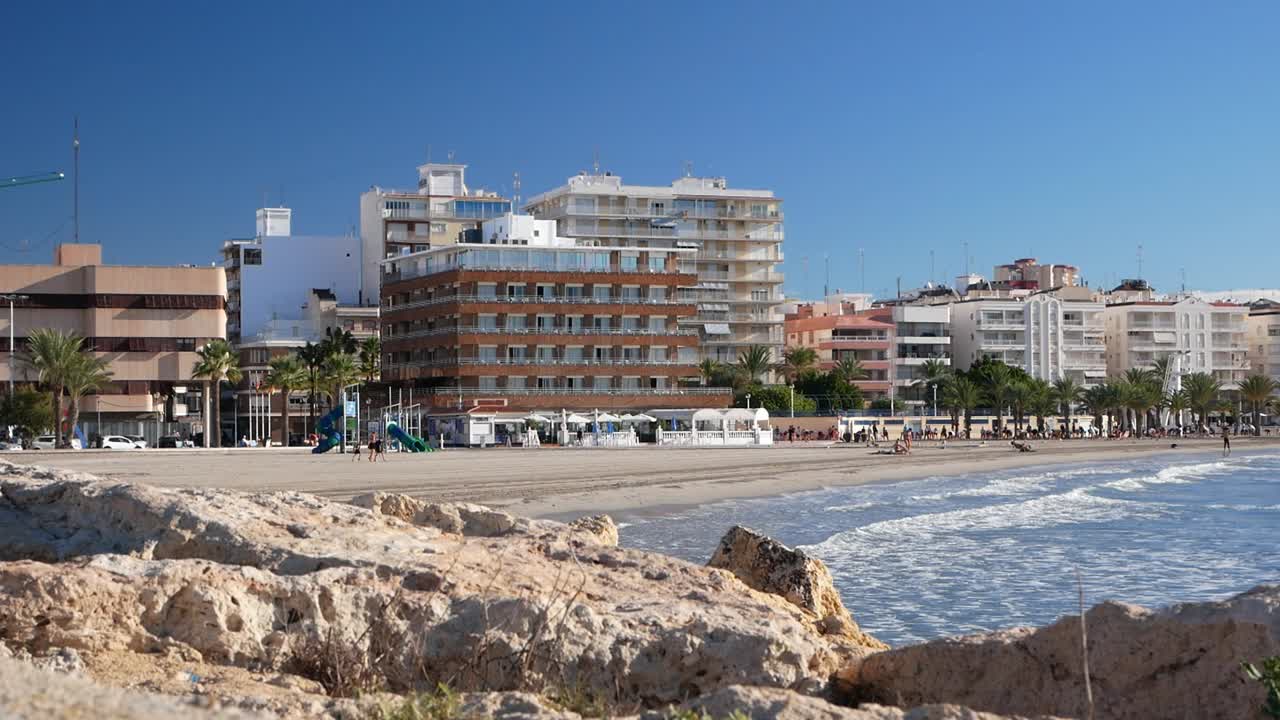 Beachfront Hotel and Resort in Sunny Coastal Town