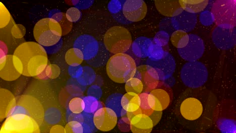 fondo animado de círculos de color de gradiente en movimiento