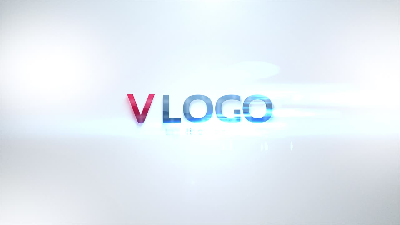 Animazione di rivelazione di logo testuale dinamico e slogan.