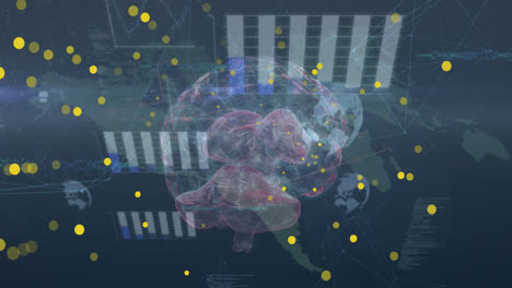 Animación-De-Gráficos-Y-Procesamiento-De-Datos-Diversos-En-La-Pantalla-Digital-De-La-Marina