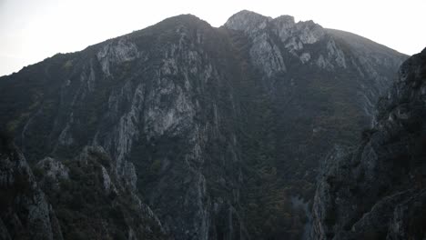 looking down into the matka canyon in macedonia