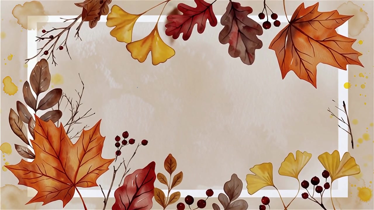 Fondo de otoño
