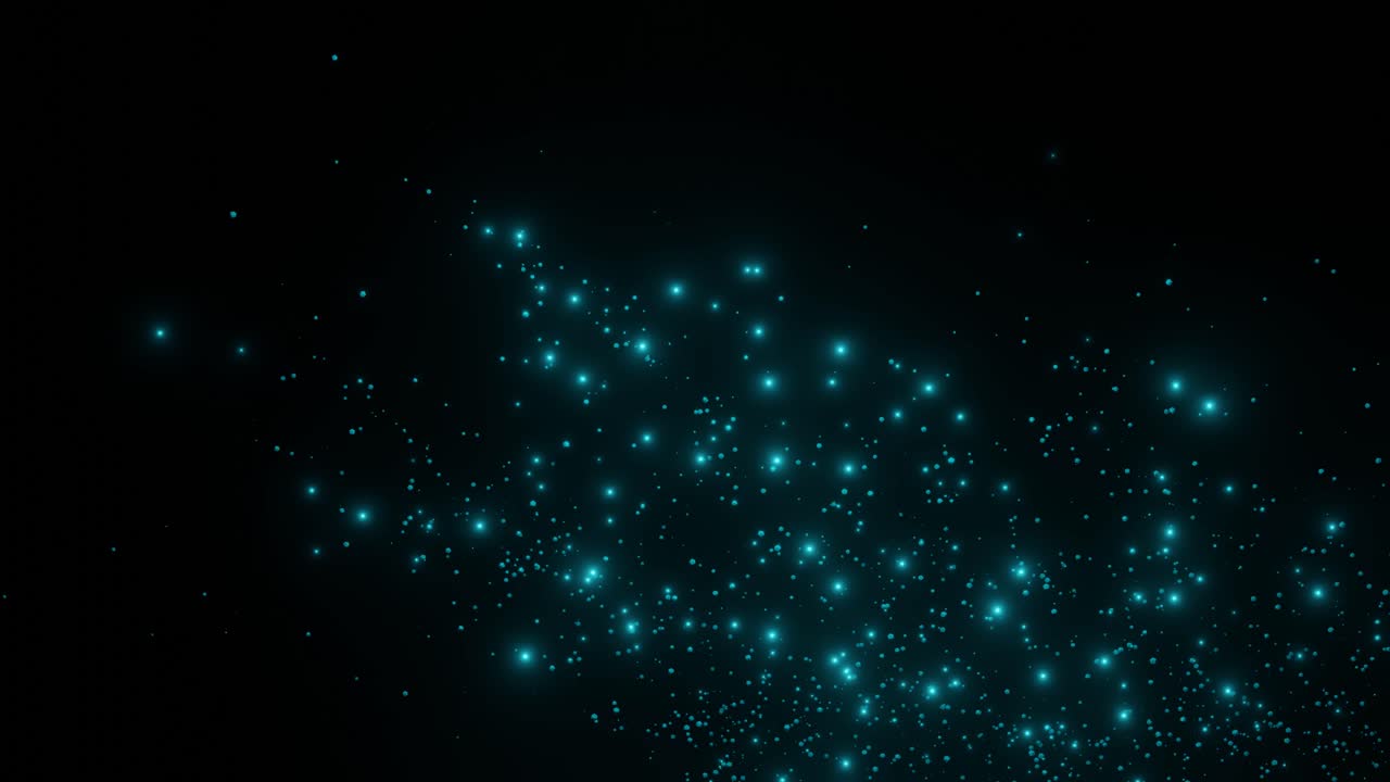 Abstract motion background shining colorful particles