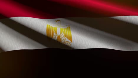 egypt flag - loop animation