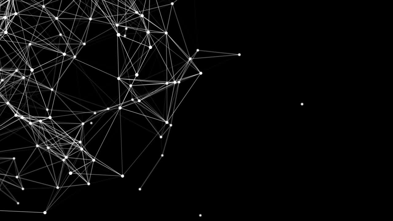 Global structure networking and data connection Loop Background Animation.