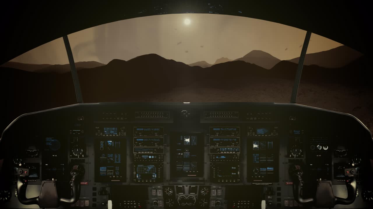 먼 행성의 우주선