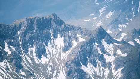 Aerial-View-Landscape-of-Mountais-with-Snow-covered