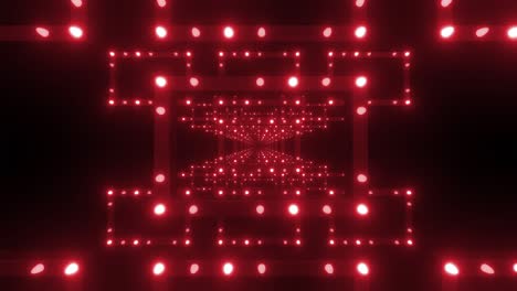 túnel rojo brillante