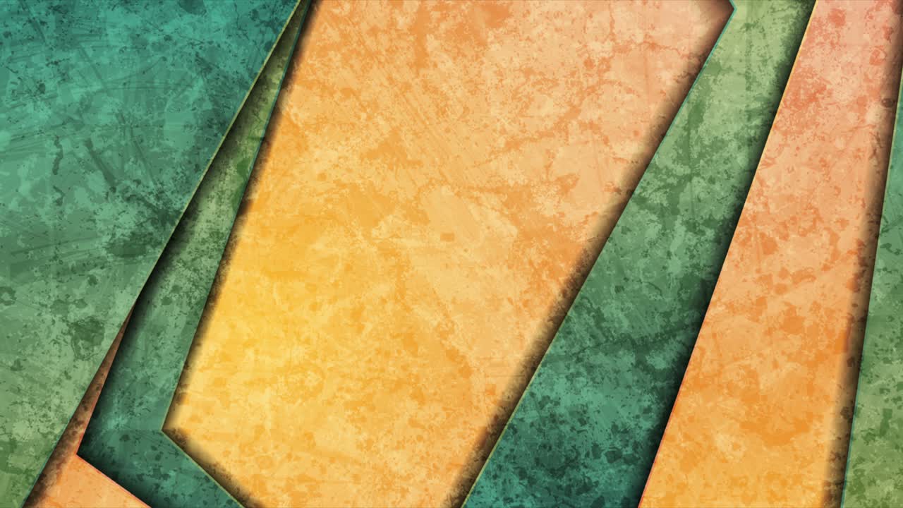 verde y naranja grunge abstracto tecnología fondo de movimiento corporativo