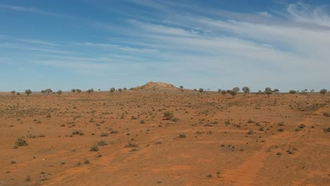 seco y desolado, el corazón del interior australiano