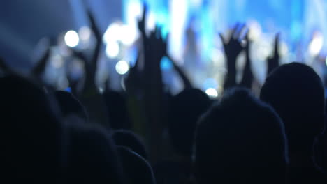 people enjoying the concert