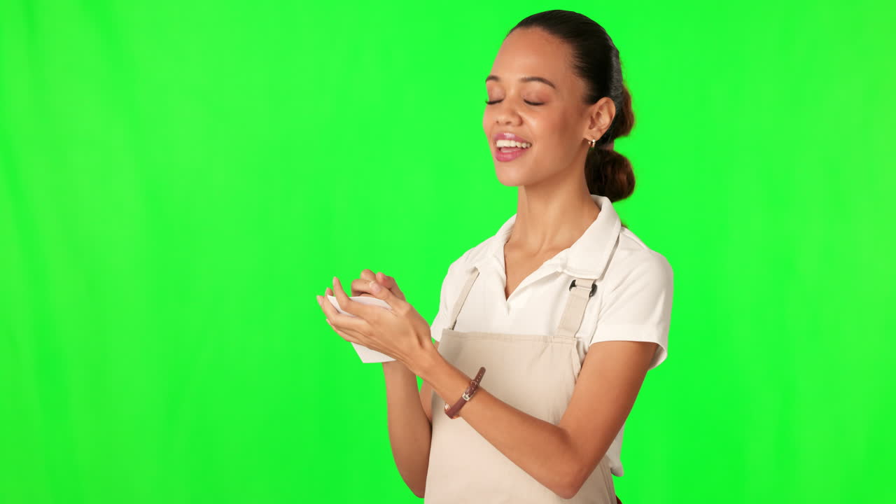 녹색 화면 순서, 노트북 쓰기