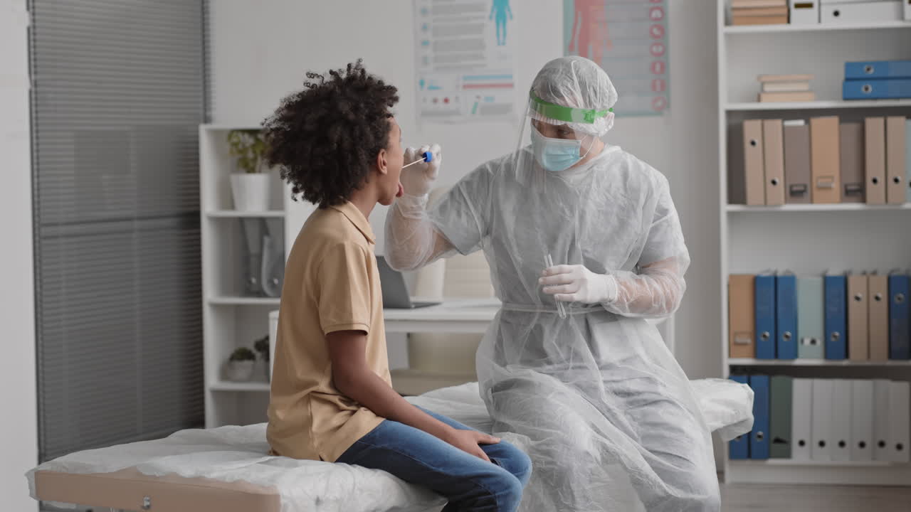Doctor and Patient on Medical Couch