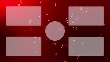 musical note particle gradation end card ending screen motion graphics